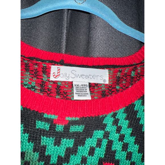 Ugly Christmas Sweater Xmas Size XXL Llama - Picture 2 of 3
